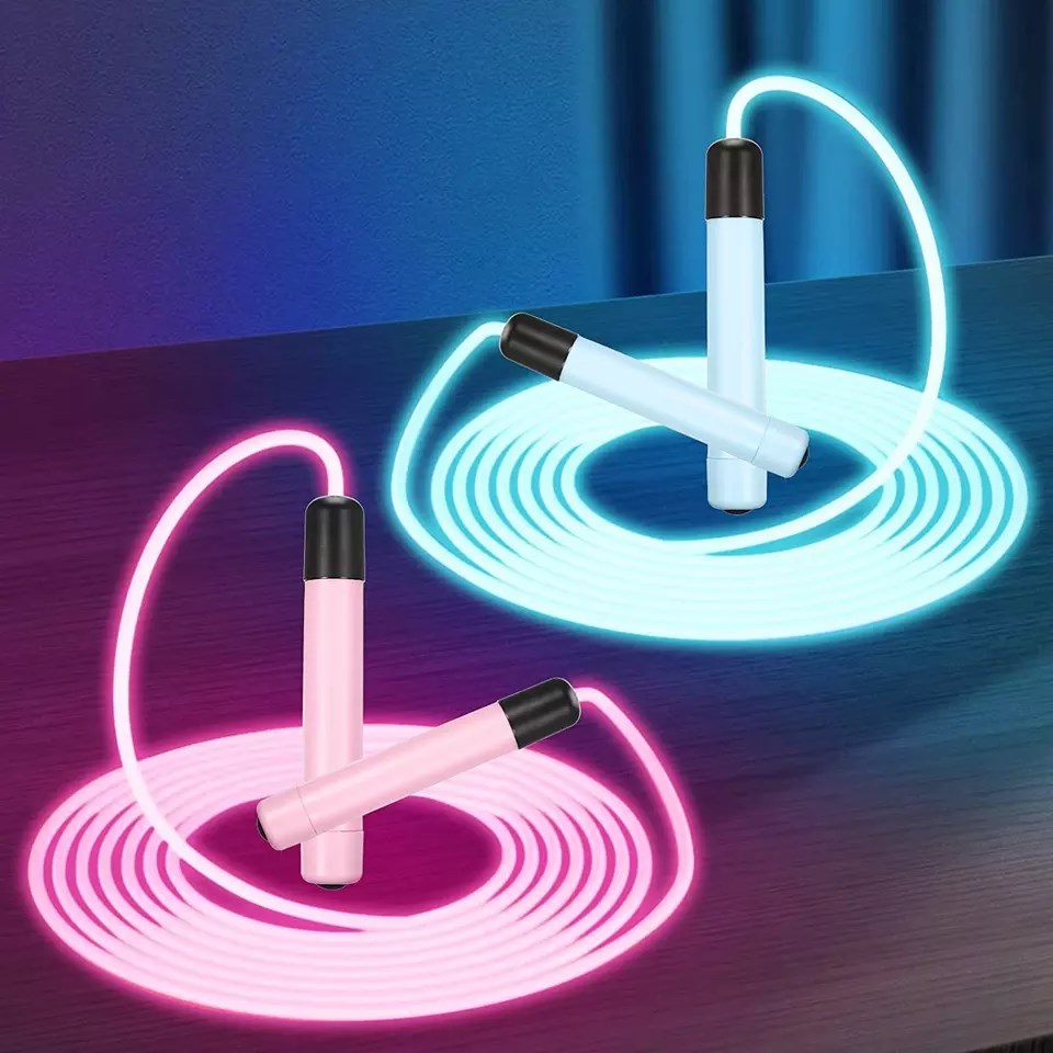 Wholesale Gym Workout Unisex LED Lighting Glow In The Dark Jump Rope