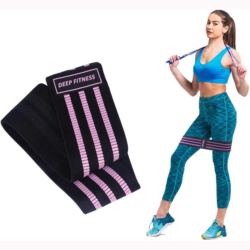 Wholesale High Quality Fabric Resistance Bands Gym Equipment Workout Bands Resistance Bands Resistance