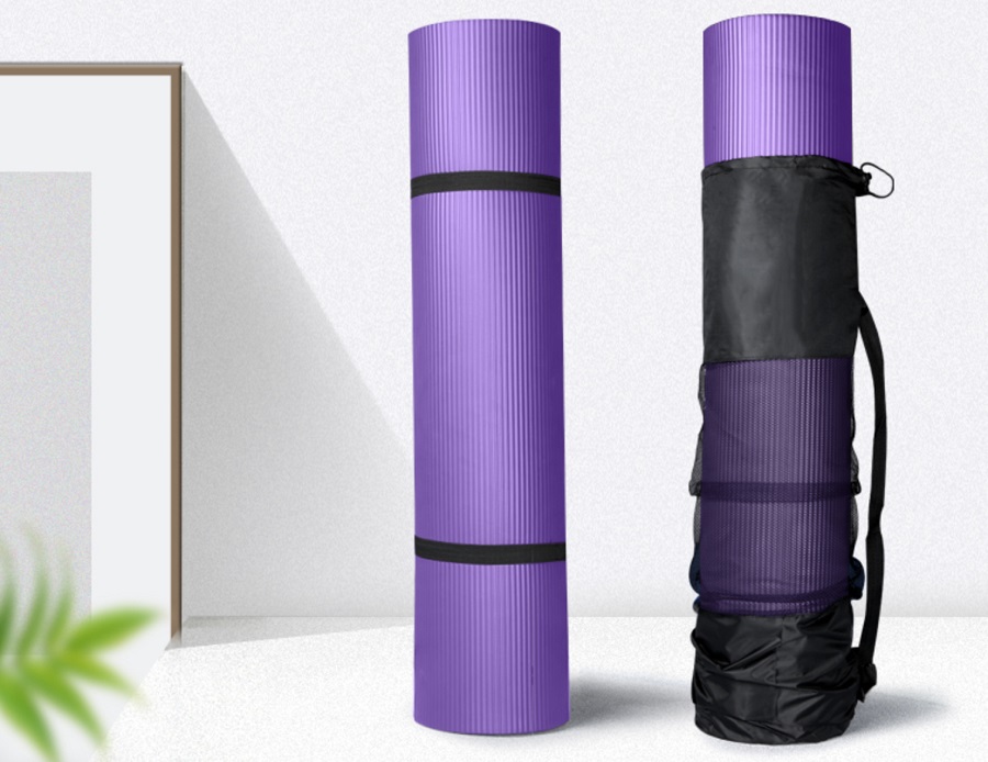 Thick NBR Exercise Mat/ Carrying Strap
