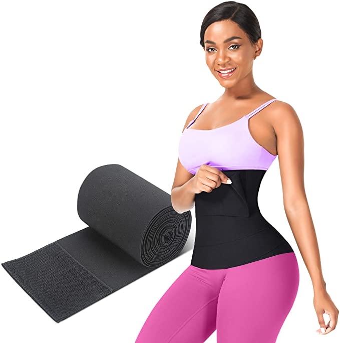 Waist Trainer for Women Sauna Trimmer Belt Tummy Wrap Plus Size