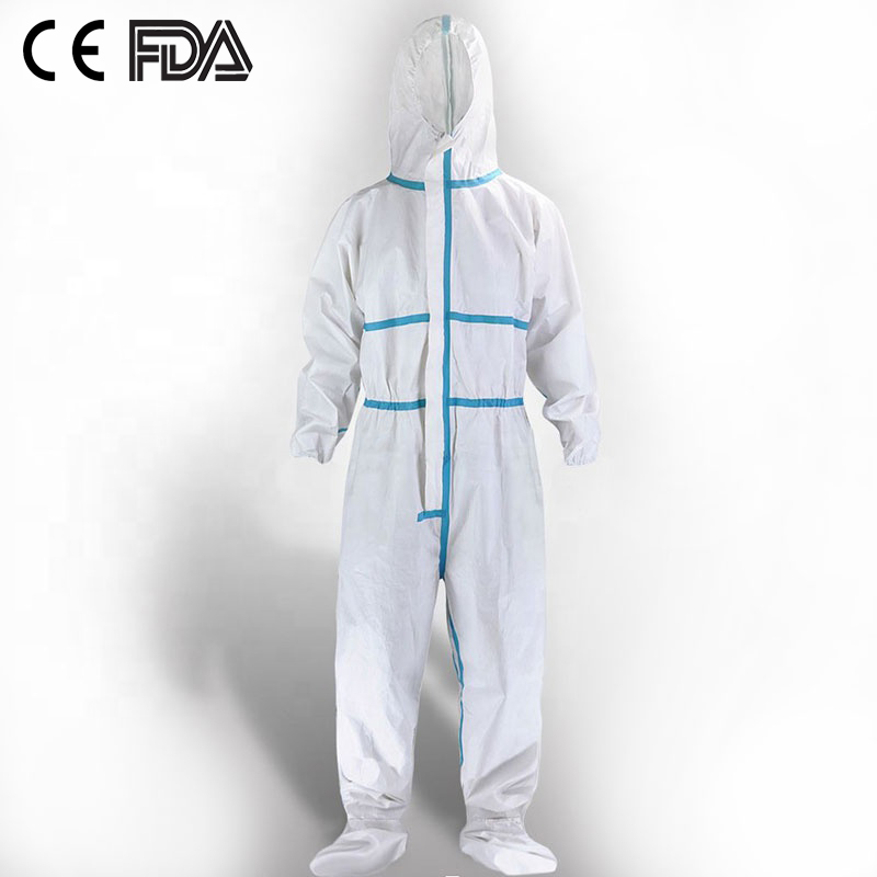 wholesale Disposable surgical protective clothing CE certificate medical use coverall suit insulating clothing