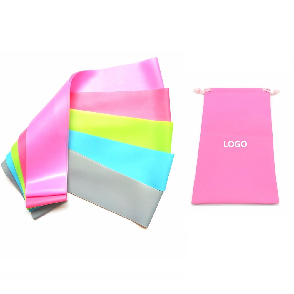 wholesale custom printed TPE Resistance Bands / Non-Latex fitness Yoga band / Latex-free resistance band set