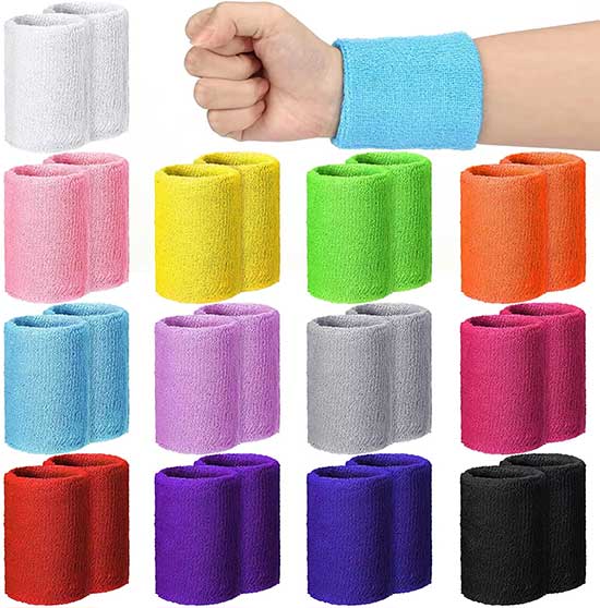 wristband wrist arm sweat band Wholesale Wristband Sports Sweatband