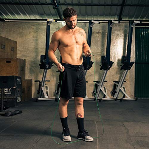 Efficient fat burning skipping rope method