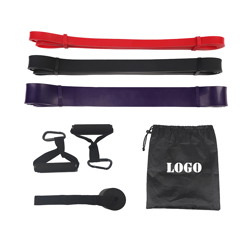 Use pull up assist bands for outdoor exercise