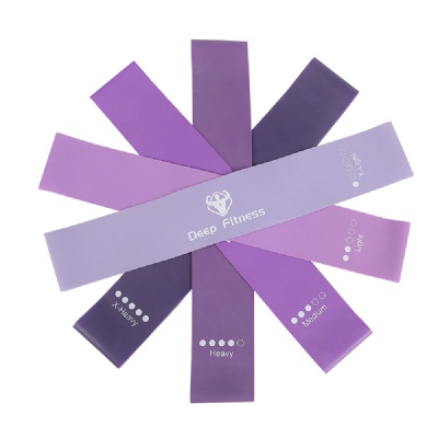 Custom printed Latex resistance band set/ Workout Gym exercise bands/ Fitness yoga stretch band loops private label