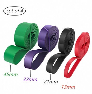 What are the ways to use the fitness resistance band loop bands ?