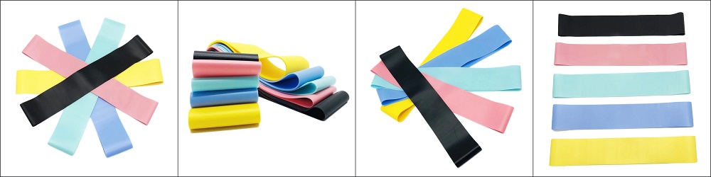 Latex-free resistance band set