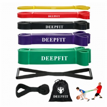 100% latex pull up assist band set / heavy duty resistance bands set/ power bands set