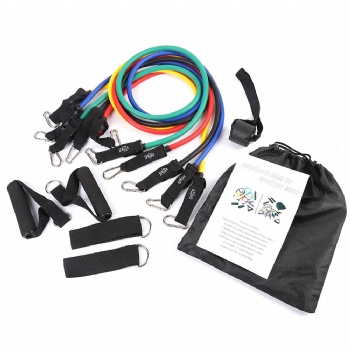 11 pcs Resistance Band Set for Yoga Workout Exercise Weight