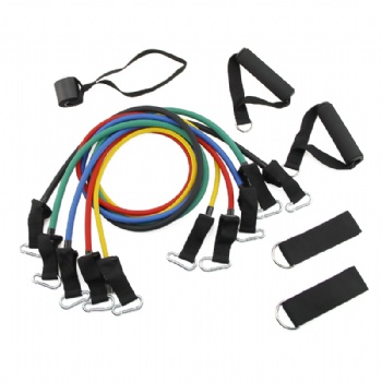 11 pcs Resistance band set resistance tube set