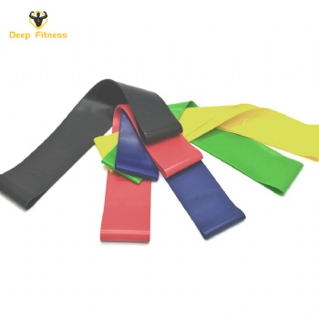 12inch Premium Latex Fitness Exercise Workout 5pcs loop resistance bands set , different types of resistance bands