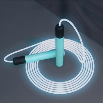 2022 Fitness Exercise Multiple Colors Adjustable Light Up Led Colorful Glowing Skipping Ropes Jump Rope