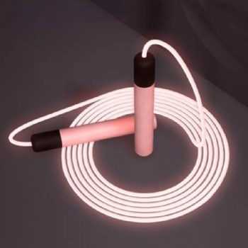2022 New Design Light Up Led Pvc Jump Rope Colorful Glow Skipping Rope with Fitness