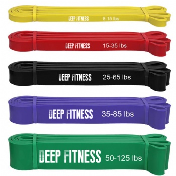 208cm Pull Up Assist Bands Natural Latex Fitness Heavy Duty Powerlifting Resistance Bands For Bodybuilding