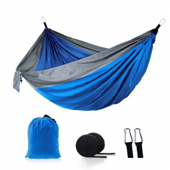 210T Nylon Portable 2 Person Portable Outdoor Parachute Camping Nylon Tent Hammock With Mosquito Net