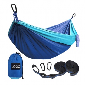 210T Nylon Portable 2 Person Portable Outdoor Parachute Camping Nylon Tent Hammock With Mosquito Net