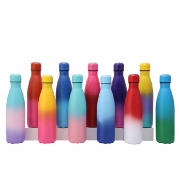 350ml 500ML wholesale Double Wall Insulated Stainless Steel Vacuum Thermos Chilly Water Bottle In Bluk