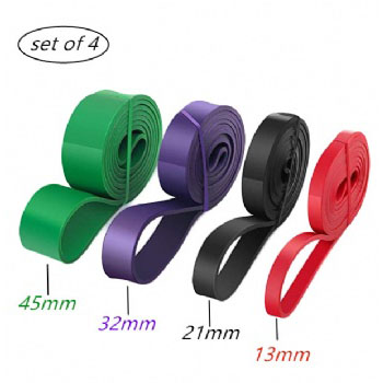 4 pcs Circular pull up Band Customized Power Band Elastic Resistance Bands