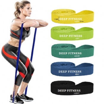 41'' Fabric Pull Up Assistance Bands Set 5 Pack Stretch Resistance Heavy Duty Workout Exercise Bands