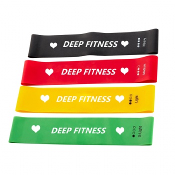 5 Levels Mini Loop Band latex exercise band Yoga loop stretch band