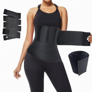 Adjustable Snatch me up bandage wrap one size fit all slim elastic band belt body tummy waist trainer with Strap loop for Woman