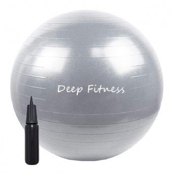 Anti-burst Stability ball Balance Yoga Ball with Custom logo color and pump