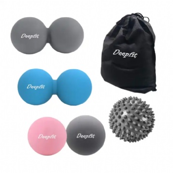 Back Foot Body Release Silicone Massage Ball Physical Therapy Silicone Rubber Massage Ball lacrosse ball