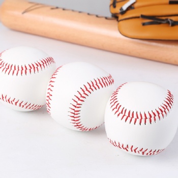 Baseball Custom Printed Full Grain Leather PU PVC Leather Flat Seam Raised Seam Wool Cork Softball