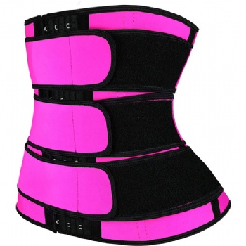 Best waist trainer zip hooks strap for women double strap waist trainer belt for weight loss unisex