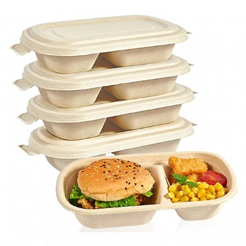 Biodegradable Leak-Proof Take Out Food Box Take-Out/to-Go Food Boxes - Biodegradable Containers