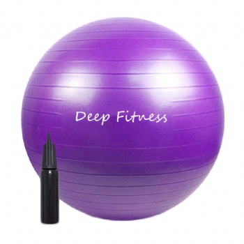 Cheap PVC yoga ball  PVC yoga ball with pump, exercise ball