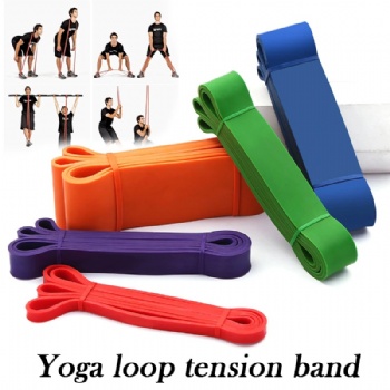 Color Gym Natural latex Resistance Band workout resistance band pull up Bands
