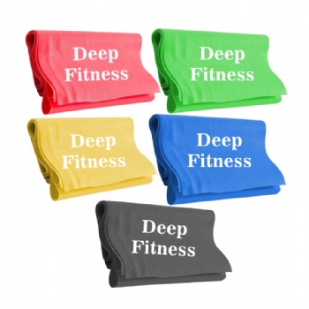 Custom ECO Friendly Bulk TPE Resistance Bands Roll theraband