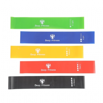 Custom Logo Yoga Fitness Home Use Latest Resistance Bands Sport TPE Resistance Mini Loop Bands