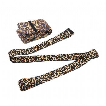 Custom printing fabric Leopard Print Exercise Fitness Hip Loop Booty Resistance Bands Set