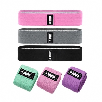 Customize colour and logo Workout Hip exercise 3 resistance levels booty bands