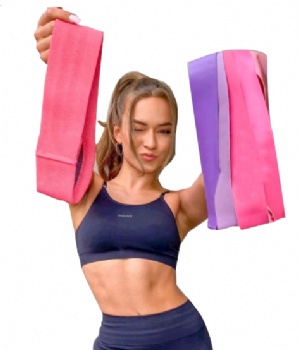 Customized Home Gym Workout Exercise Elastic Fitness Band Pull Up Assist Bands Stretch Resistance Band Set