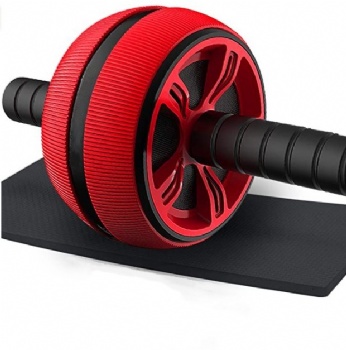 Durable ab wheel roller with mat fitness exerciser abdomonal ab wheel