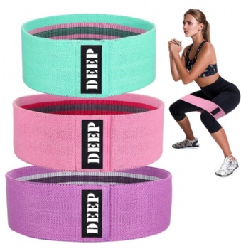 Exercise Fabric Hip Circle Bands Elastic Resistance Loop bands