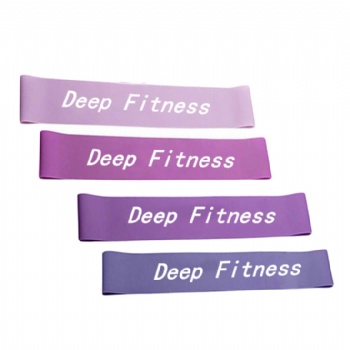 Exercise set resistance loop band stretch band loop