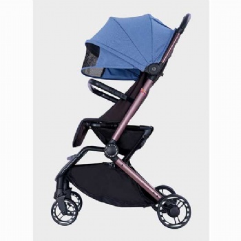Factory Lightweight Baby Stroller Compact One-Hand Fold Luggage-Style Travel Stroller with Canopy