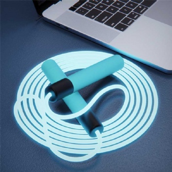 Factory Promotion LED Light Up Gym Skipping Rope Glowing Lighting Colorful Jump Rope Wholesale 2021 New