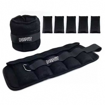 Fitness Weight Black Custom Logo Adjustable Arm Legs Sandbag Exercise Training Ankle Weights