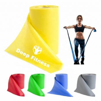 Fitness latex free elastic band roll 25m Stretch Band Roll