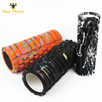 Full Color Hollow Yoga Column Roller EVA massage stick muscle foam roller for Pilates