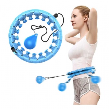 Good quality adults Adjustable fitness sport hoola hoop weight smart hu la hoop