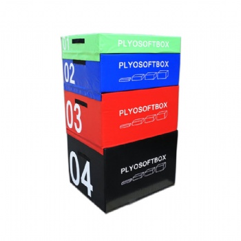 Gym Equipment Cross Fitness soft Plyo box set four in one Foam Plyometric boxes Jump Box
