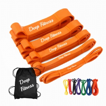 Gym exercise theraband resistance pull up bands loop set latex resistance exercise bands set long fitness resistance bands