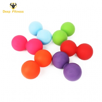 Gym fitness body building foot peanut massage ball eco friendly massage roller ball